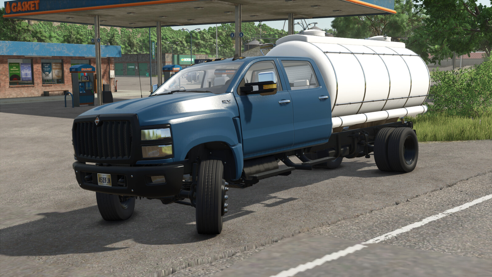 International CV Series Tanker