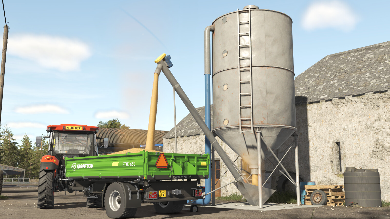 Food Mixer And Silo