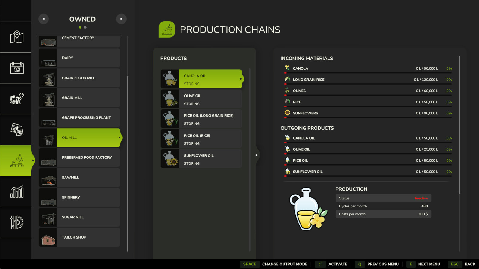 Improved Small Productions