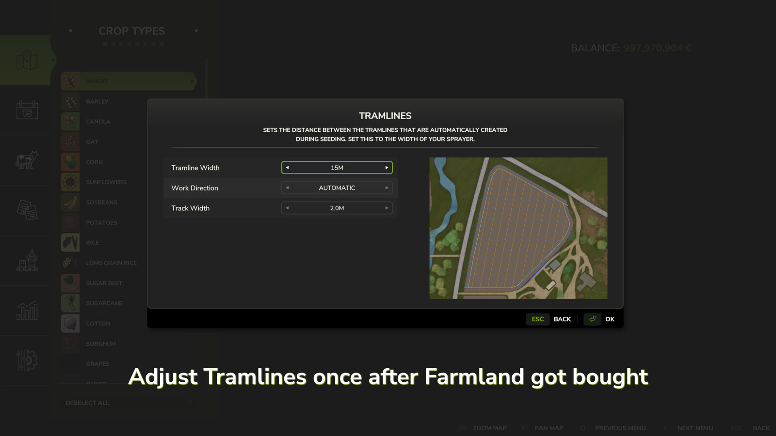 Adjust Tramlines For Missions