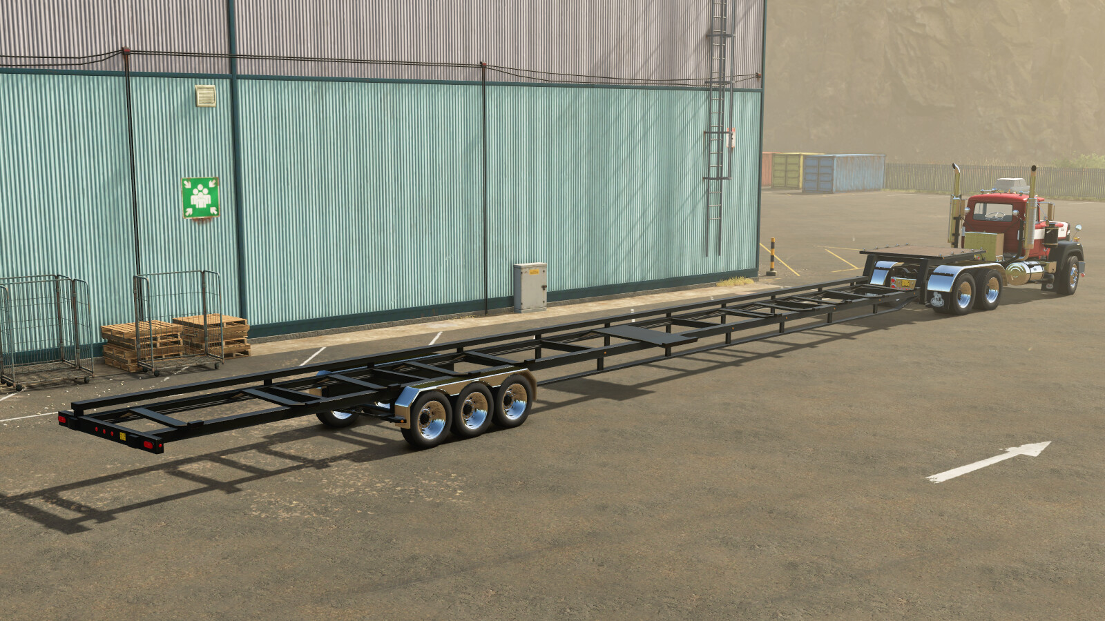 60ft Header Semitrailer