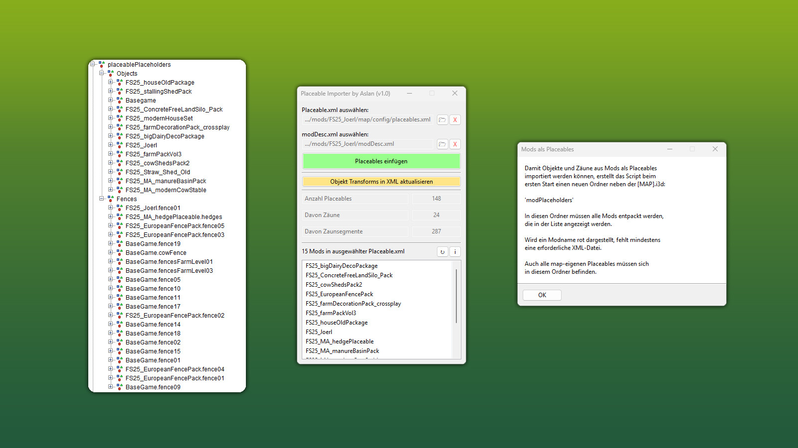 GE10 Script - Placeable Importer (Prefab*)