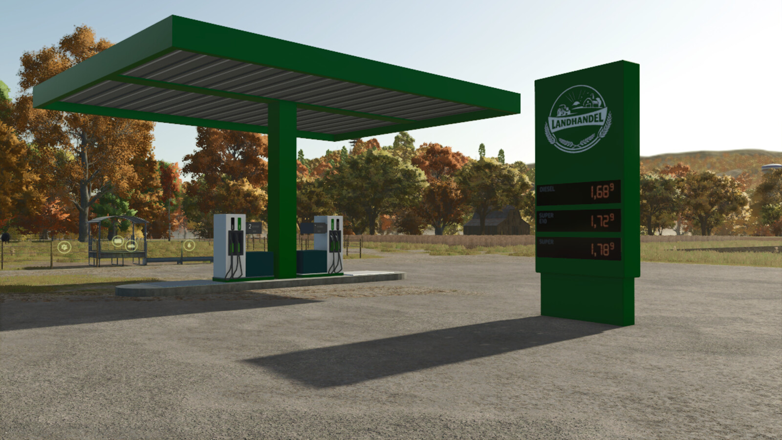 Placeable Gas Station