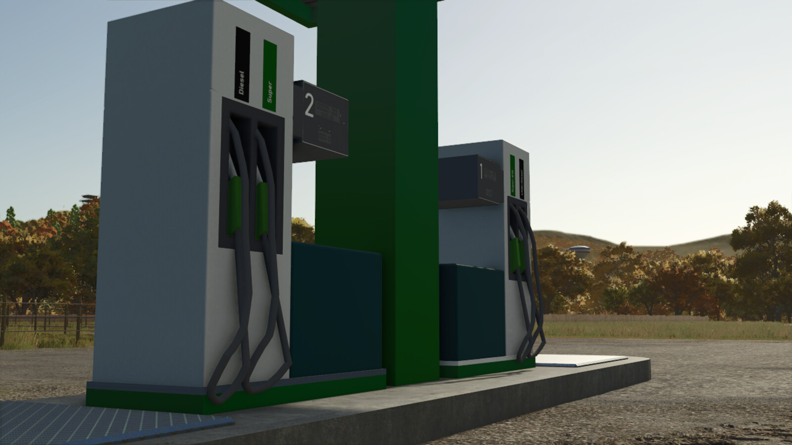 Placeable Gas Station