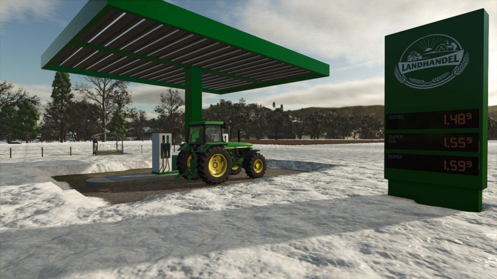Placeable Gas Station