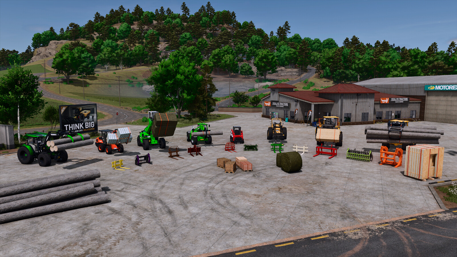 Pallet Fork With Tension Belts