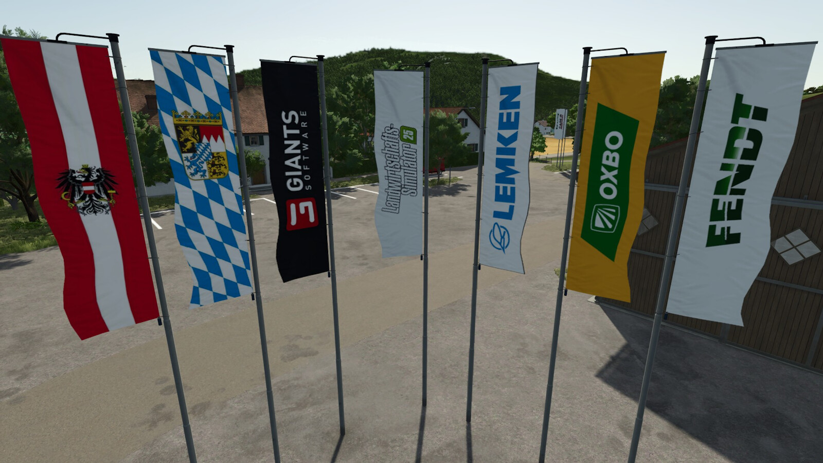 XXL Flag Pack Prefab (Prefab*)