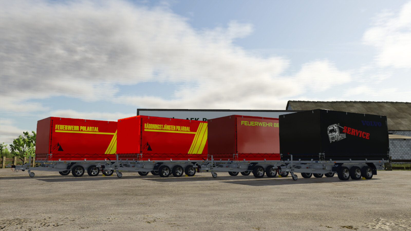 Multifunctional Firefighter Trailer