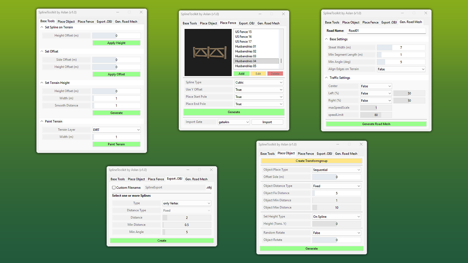 GE10 Script - SplineToolkit (Prefab*)