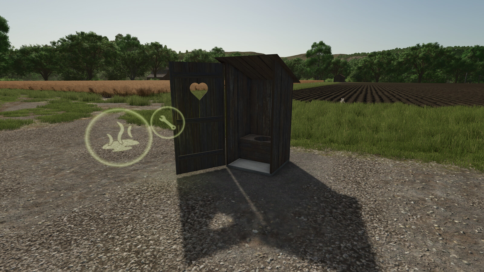Woodtoilet
