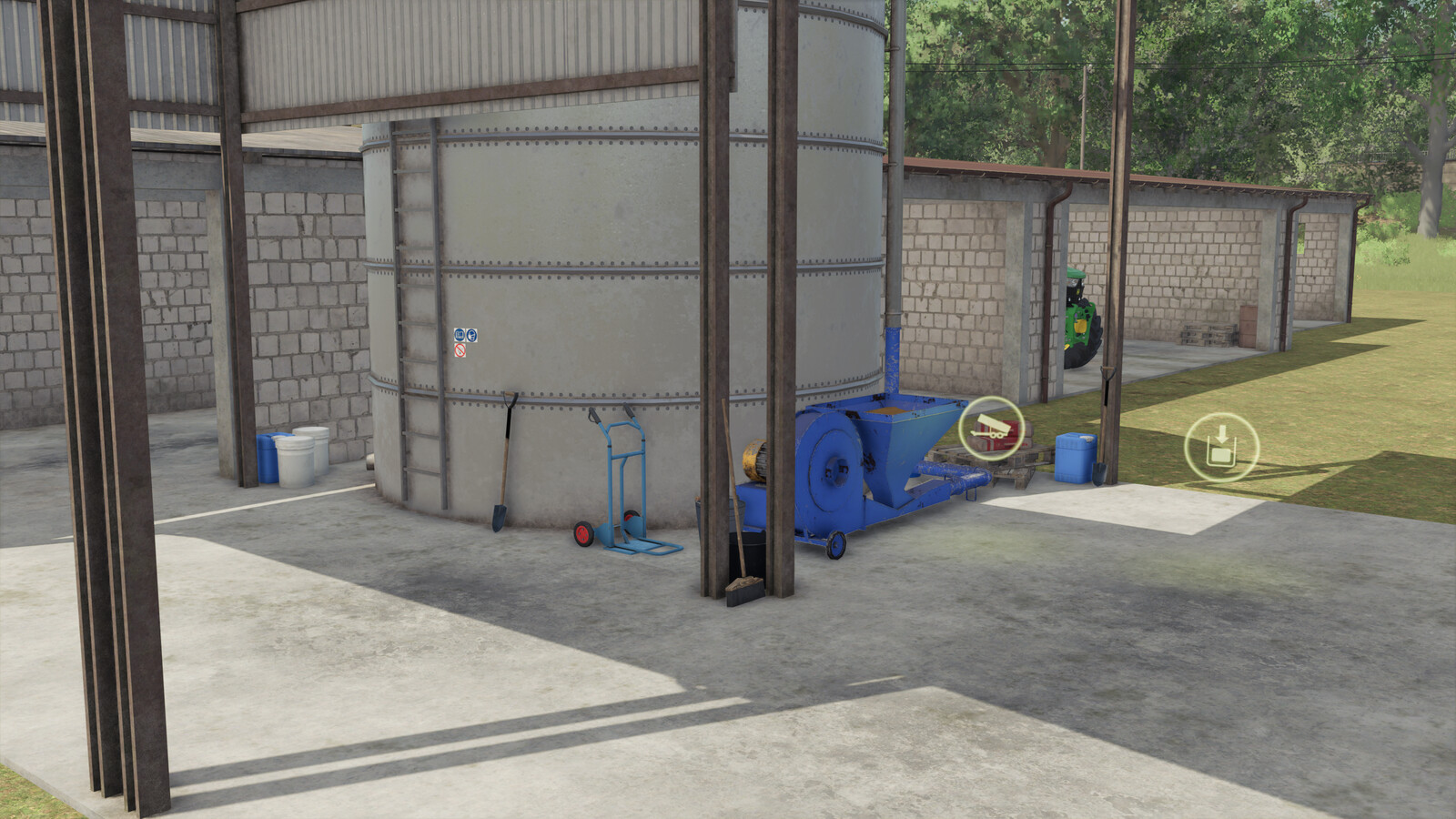 Package Cowshed With Garage And Silo