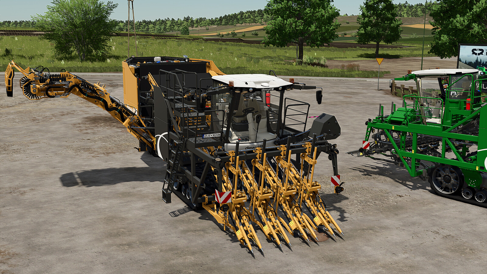 Dewulf Vegetable Harvester