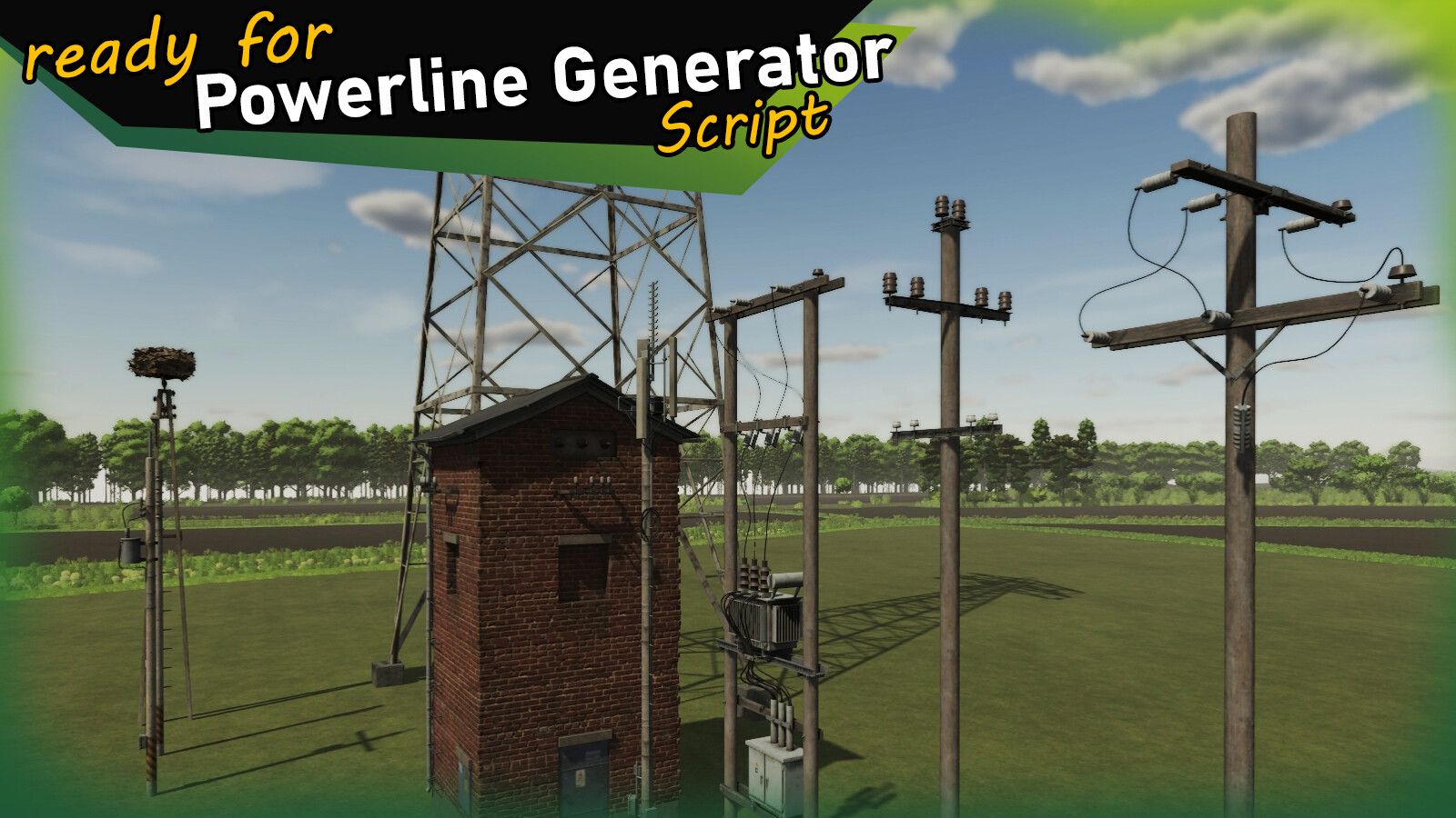 PowerPole Set (Prefab*)