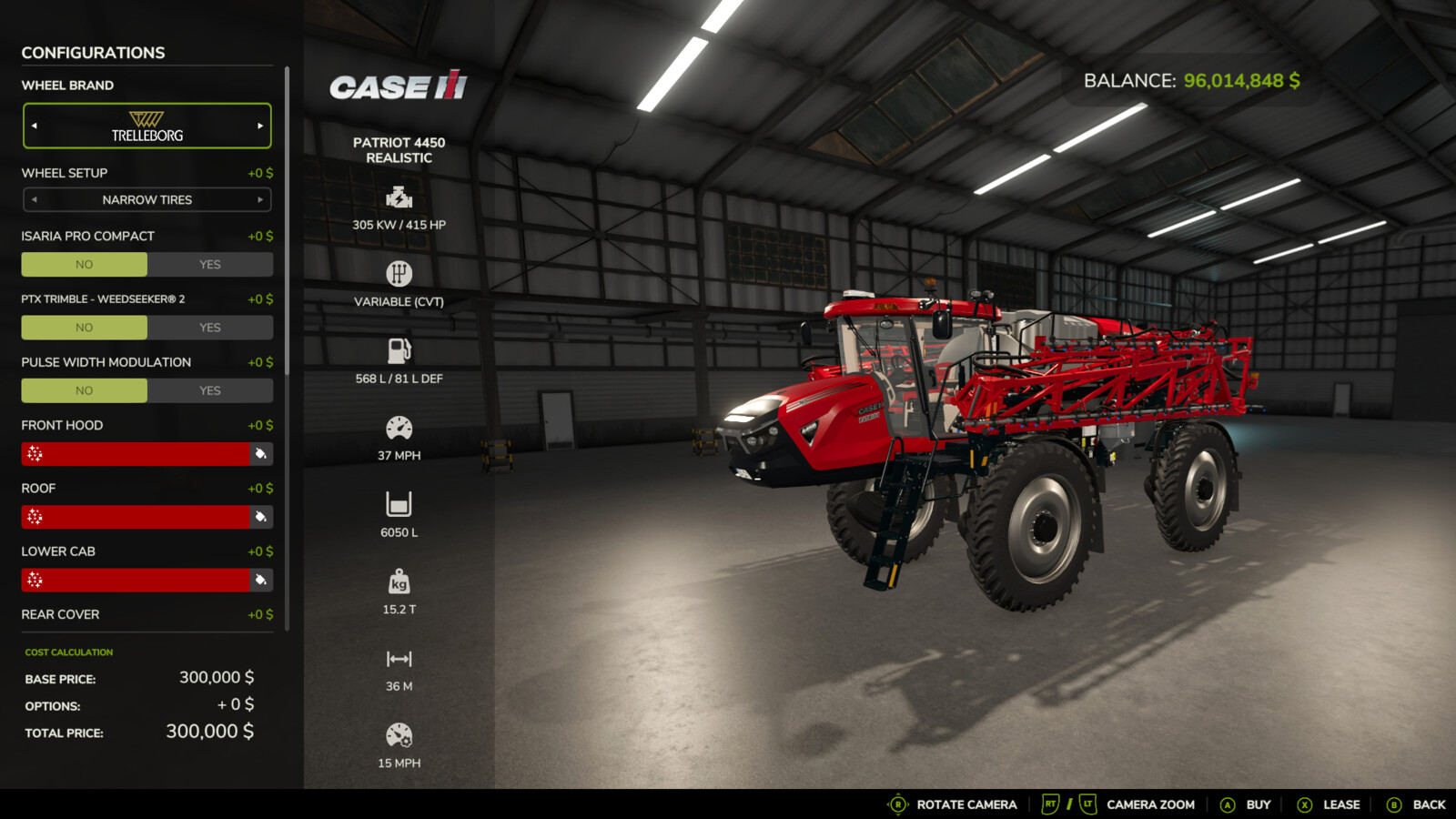 Case IH Patriot 4450 Self-propelled Sprayer
