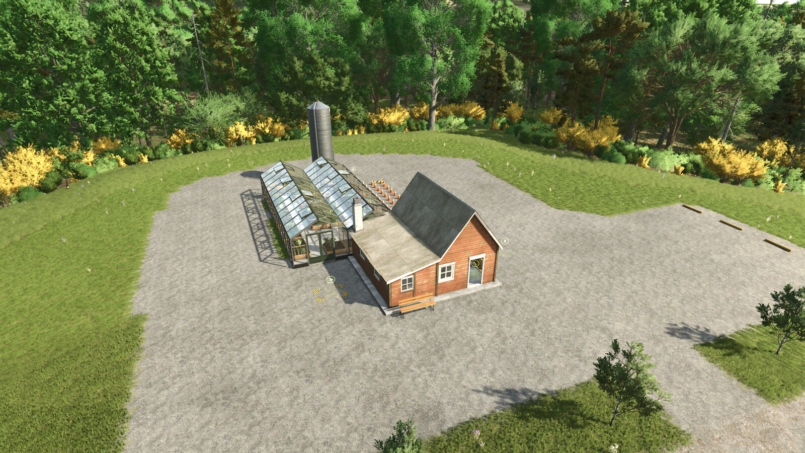 Greenhouse With Canned Packaged Foods Production