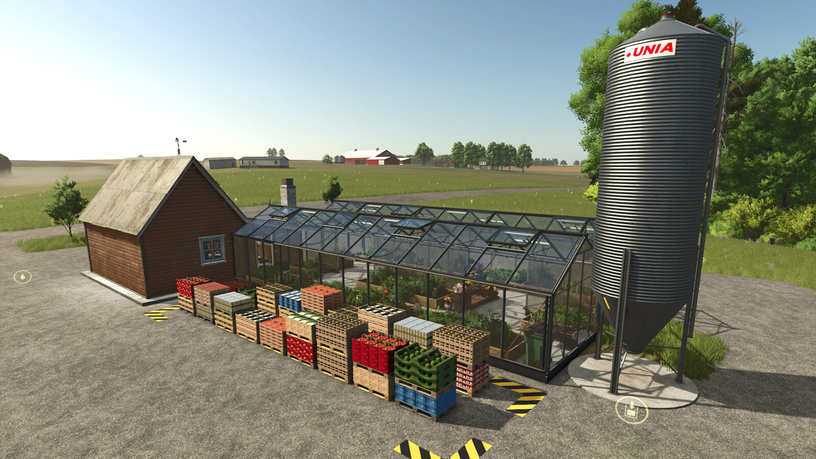 Greenhouse With Canned Packaged Foods Production