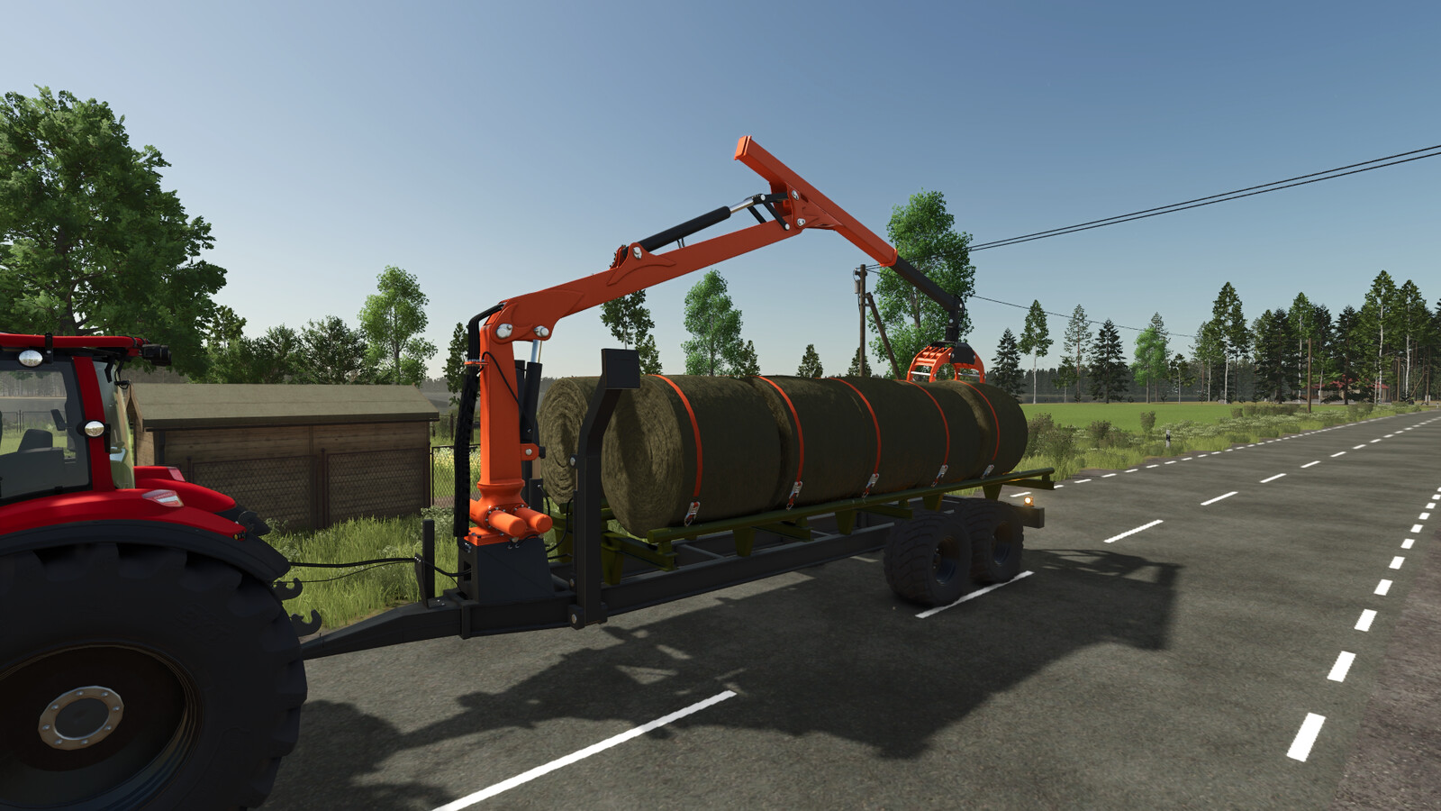 Bale Crane Trailer