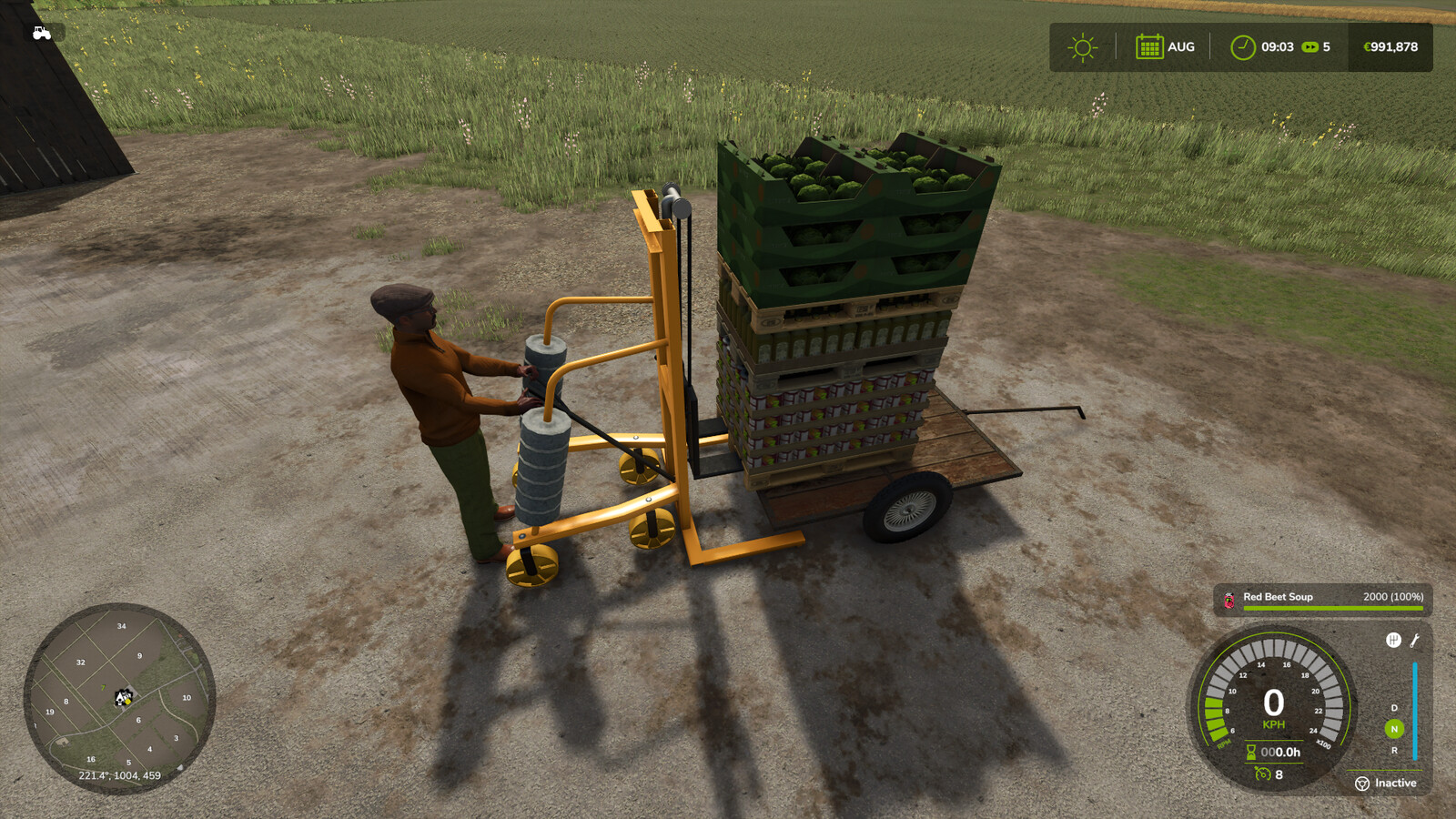 Hand Pushable Tool Pack