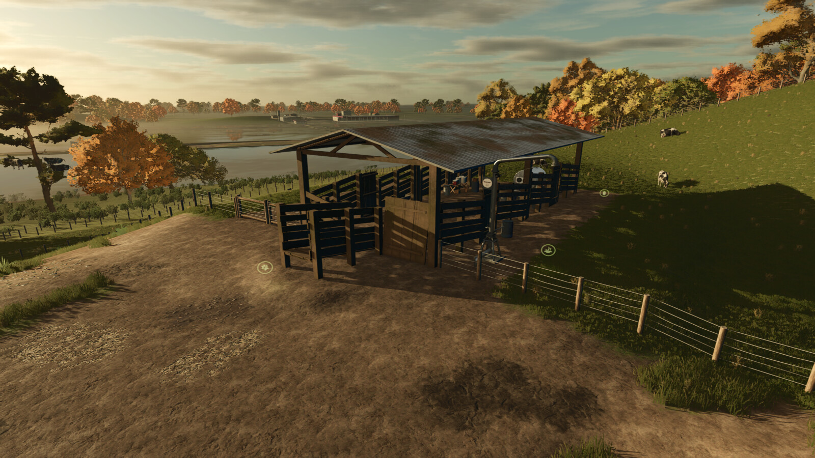 Brazilian Cow Pen With Loader