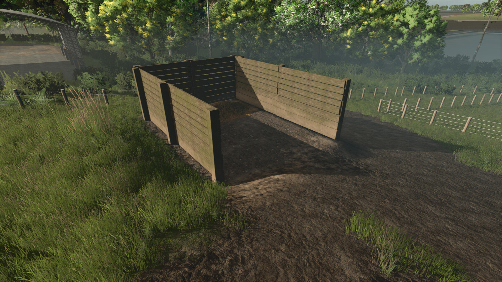 Brazilian Cow Pen With Loader