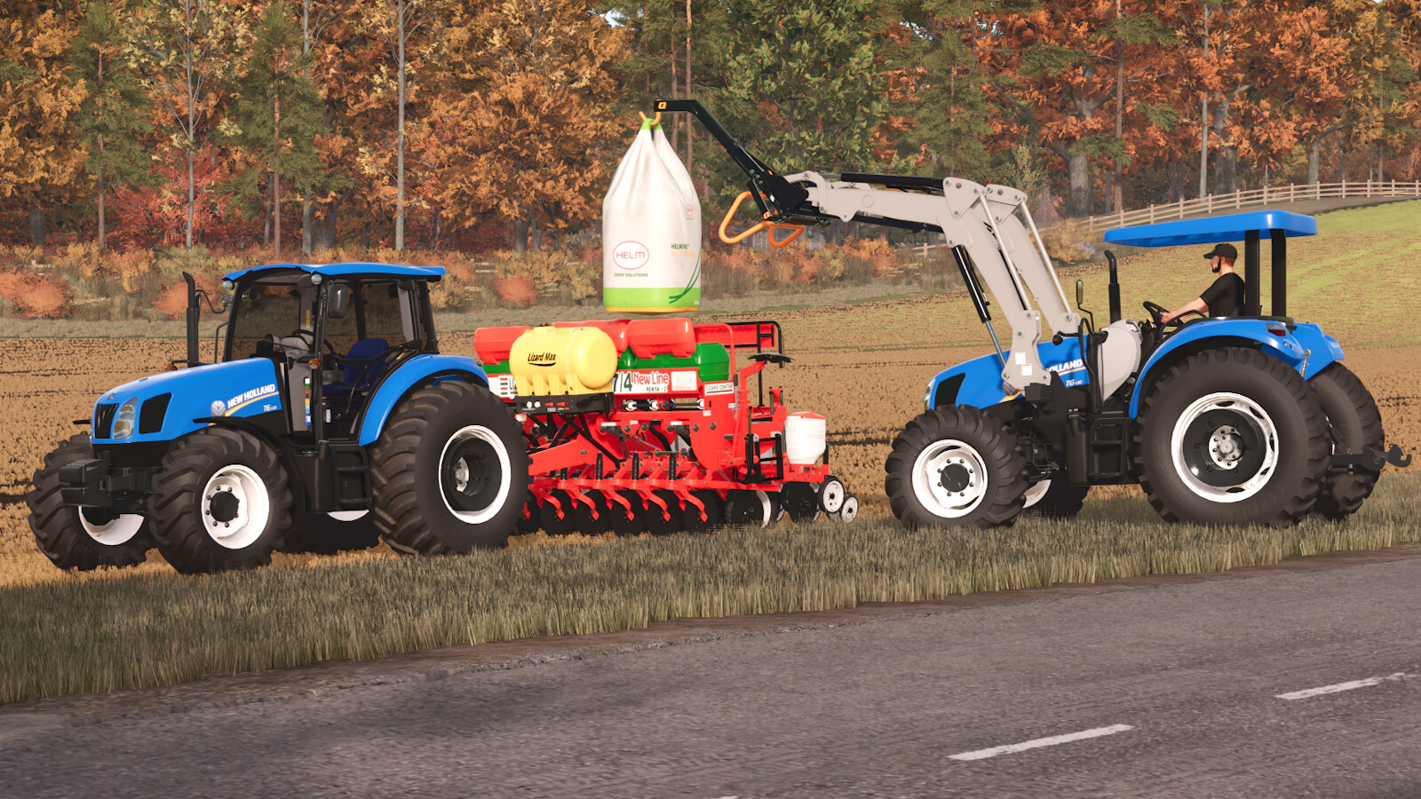 New Holland T6110 And 665TL