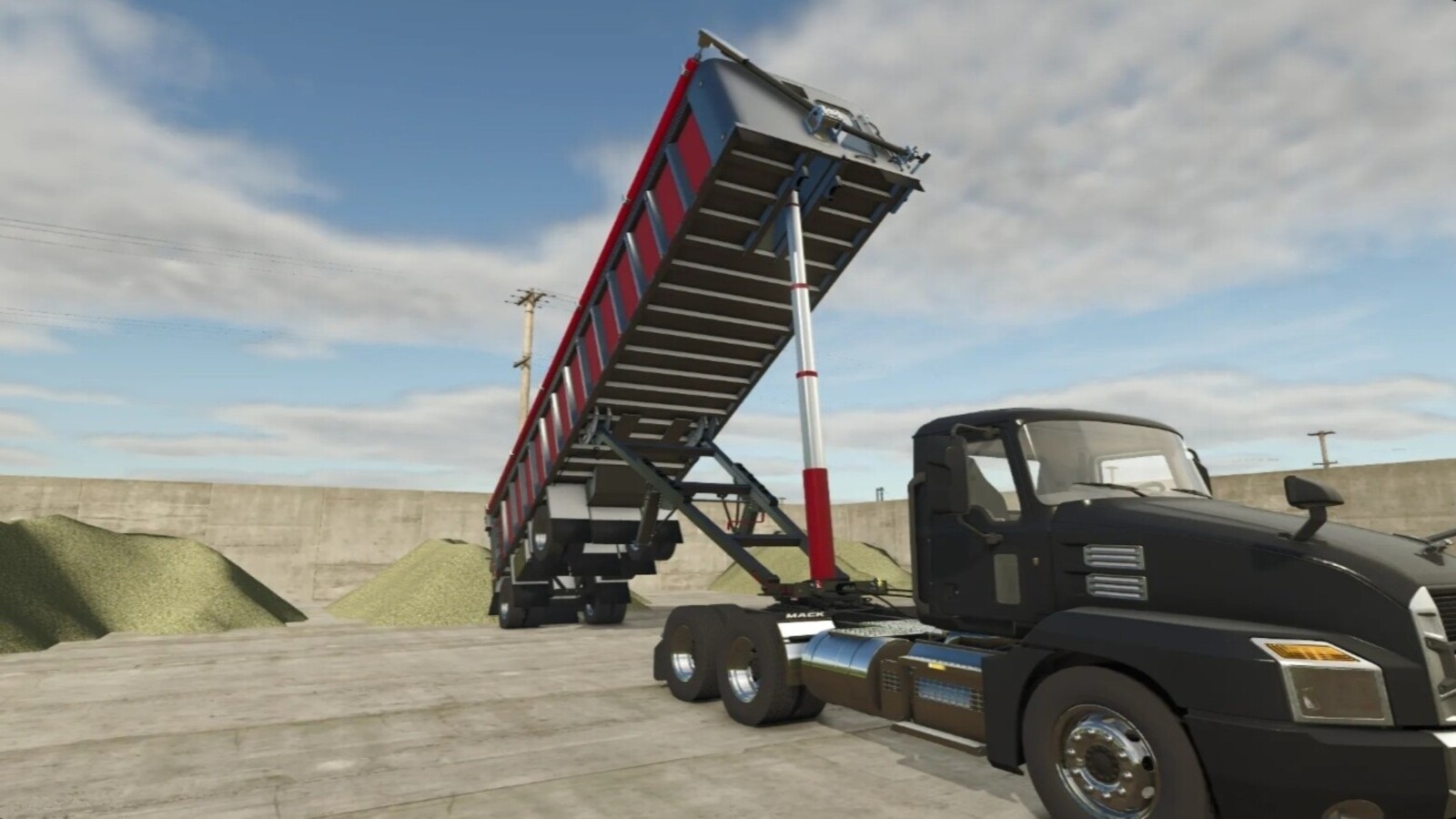 Trail Frameless End Dump