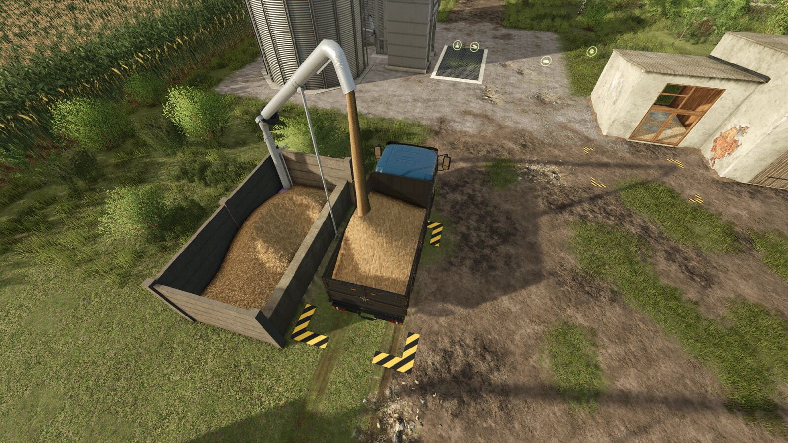 Storage For Stones, Woodchips And Manure