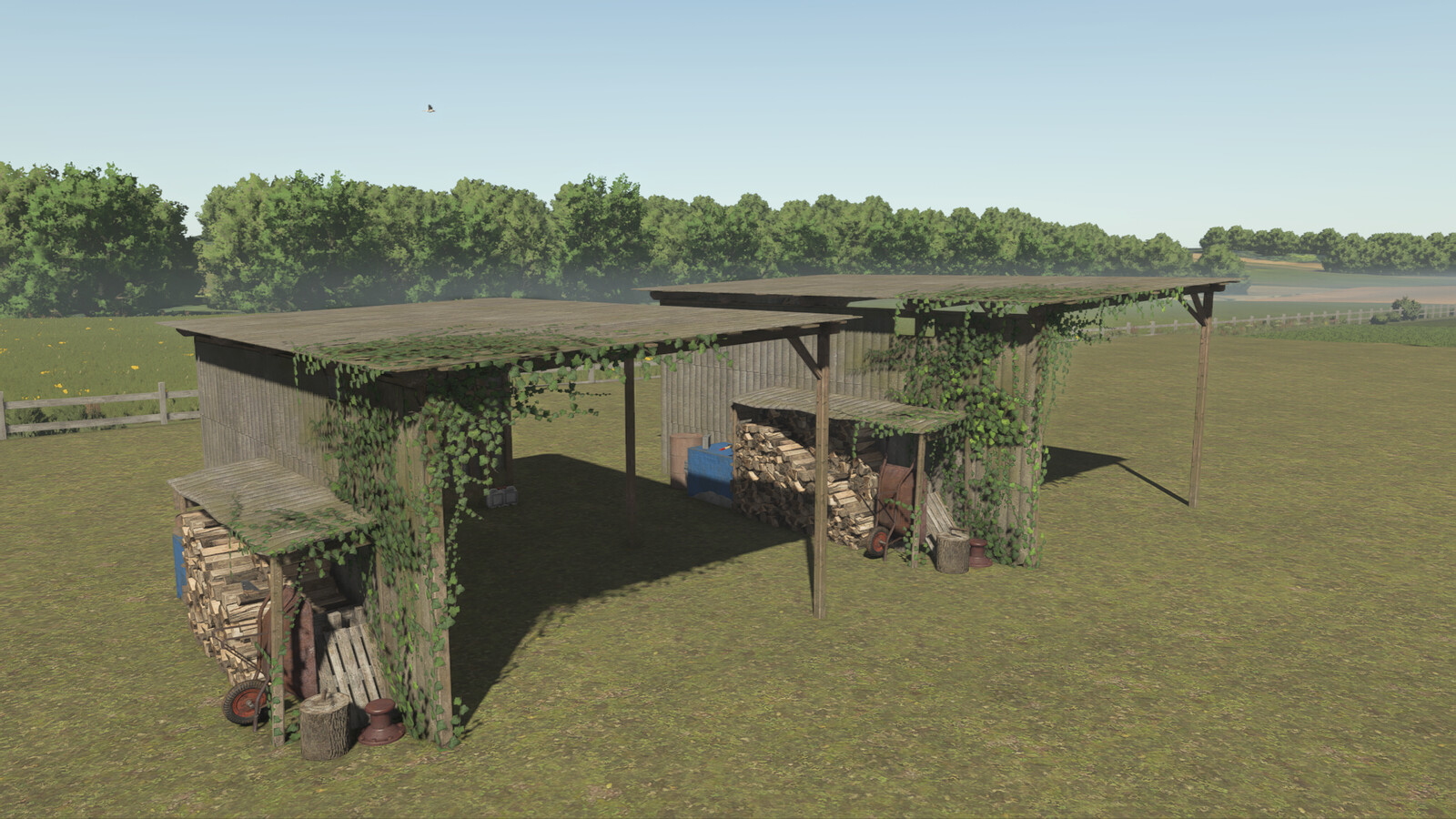 Big Barns With Sheds