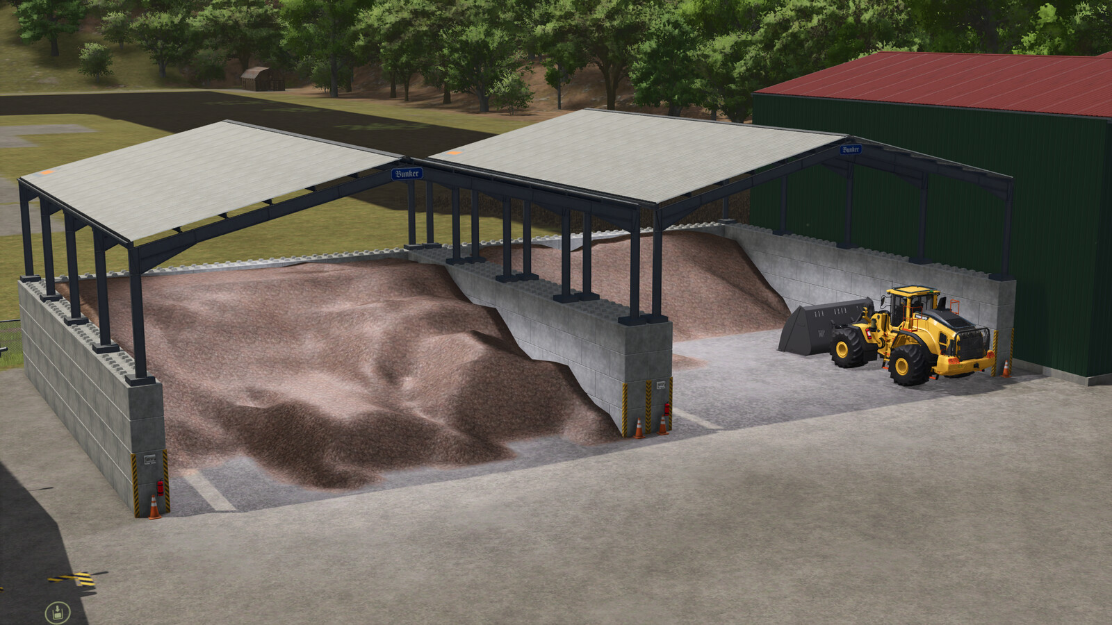 Bulkmaterial/Silo Shed