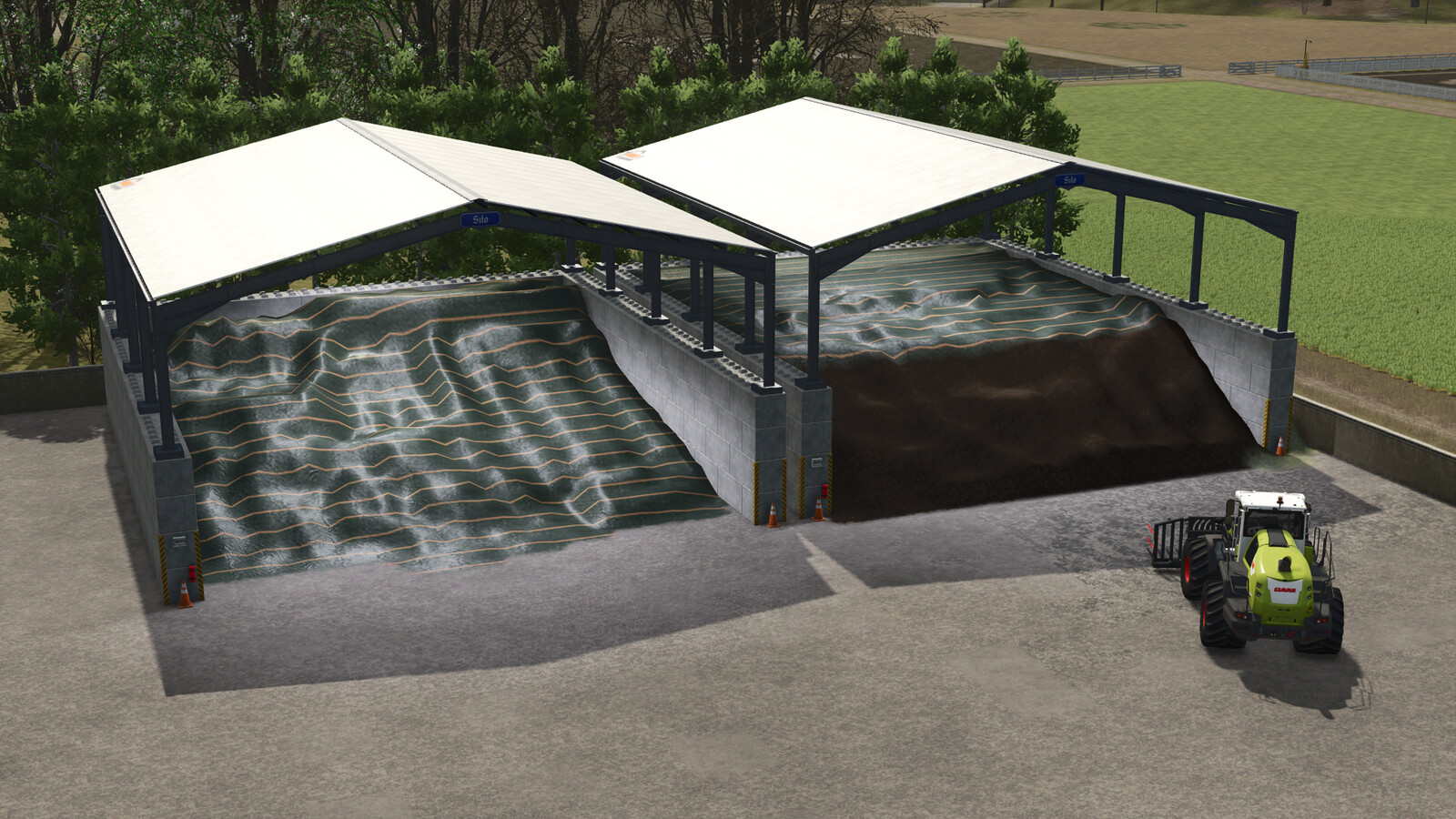 Bulkmaterial/Silo Shed