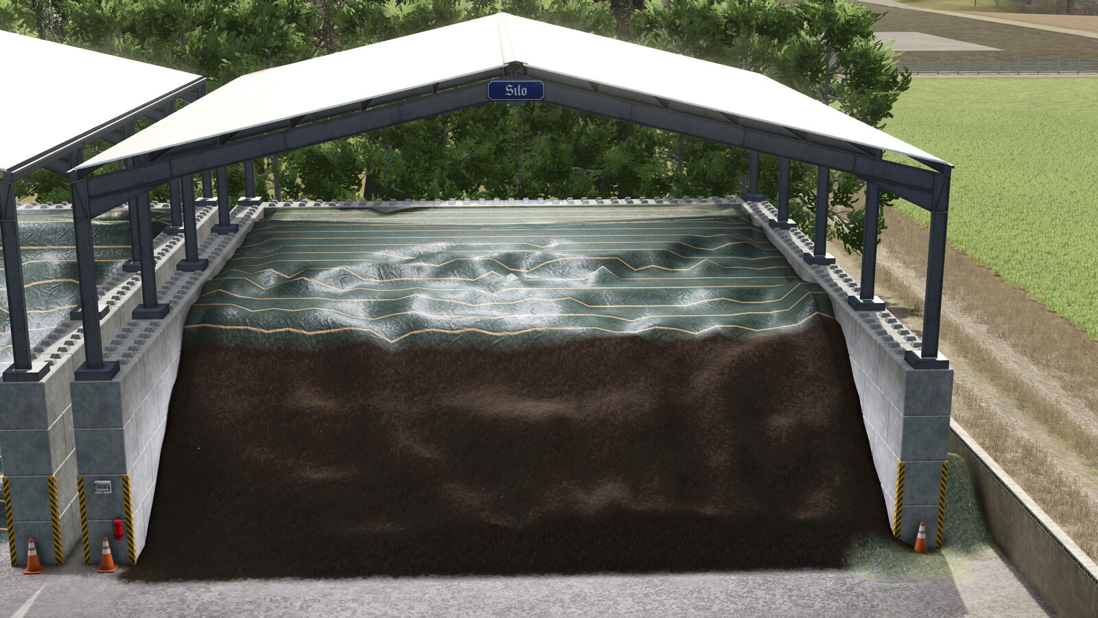 Bulkmaterial/Silo Shed