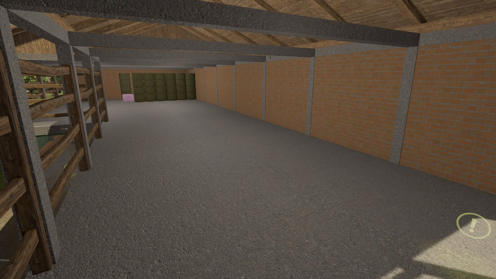 XXL Cow Barn With Bale Storage