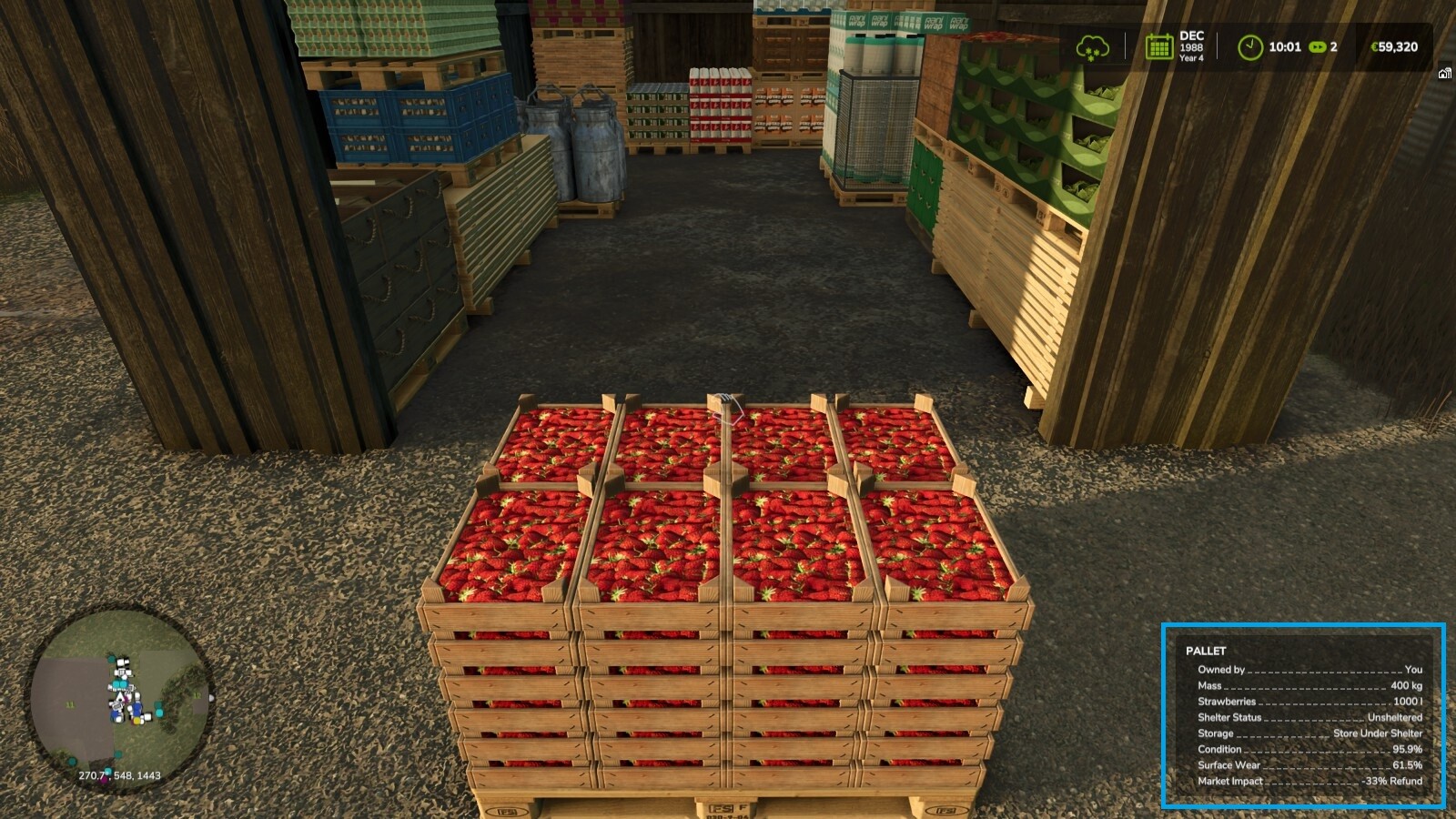 Storage Overhaul: Pallet Degradation System