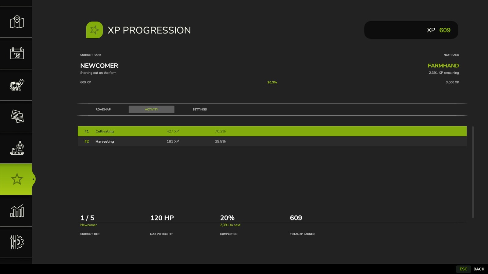 XP Progression System