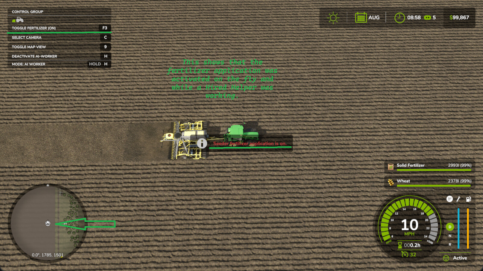 Toggle Fertilizer On/Off
