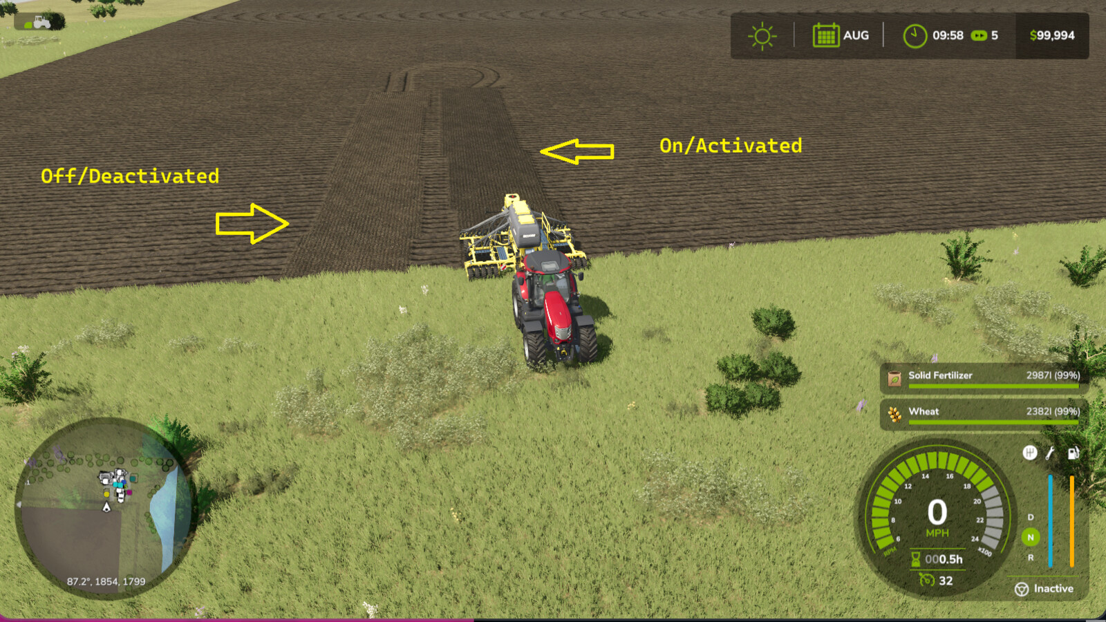 Toggle Fertilizer On/Off