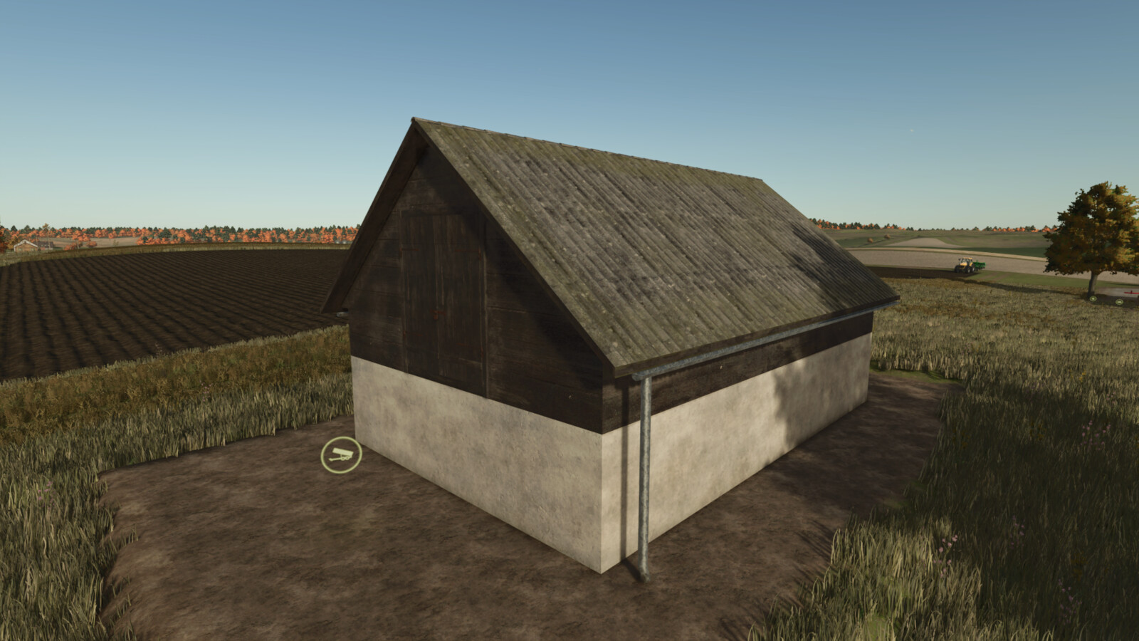 Old Hayloft And Grain Storage