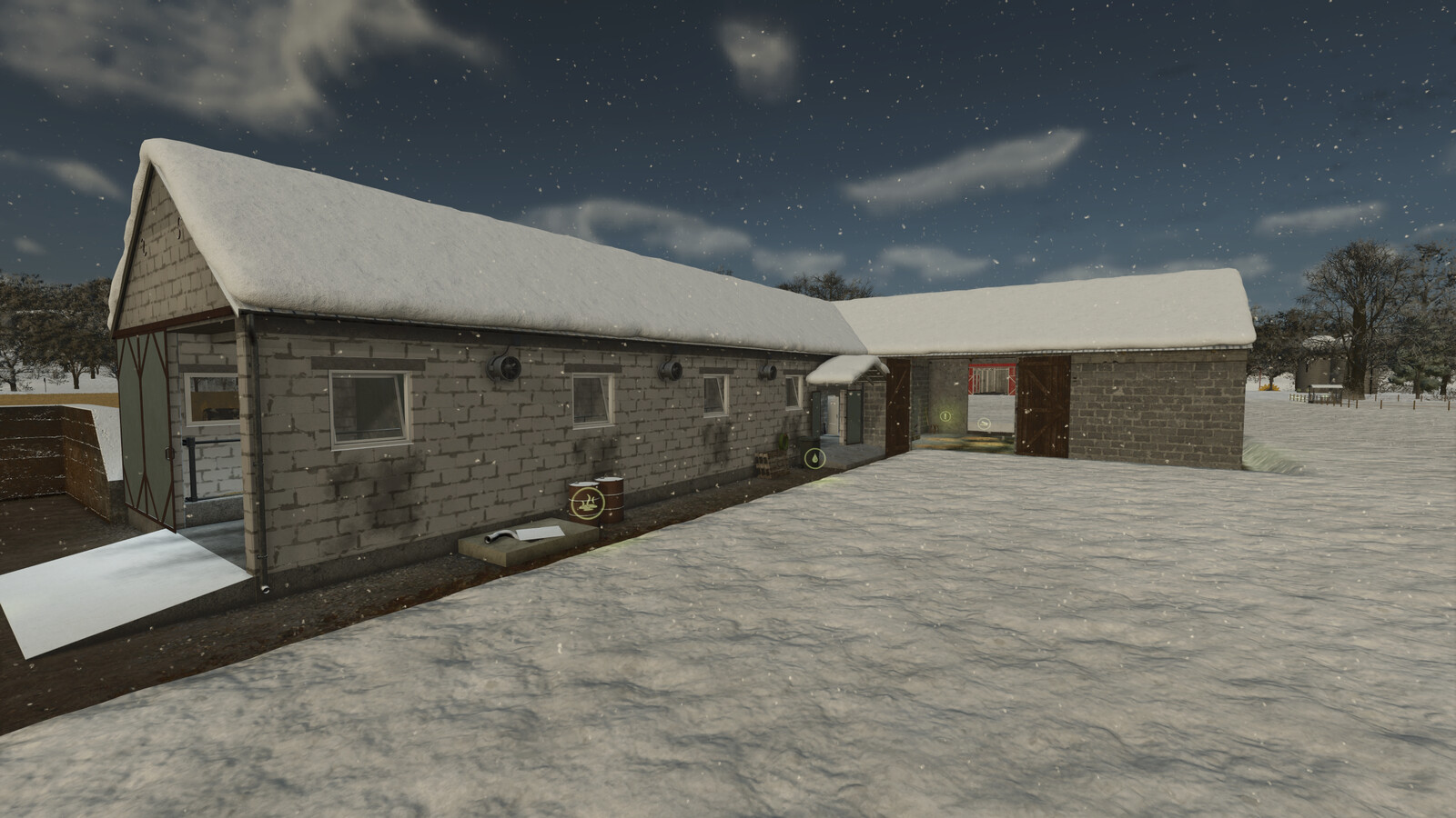 Polish Cow Barn With Storage