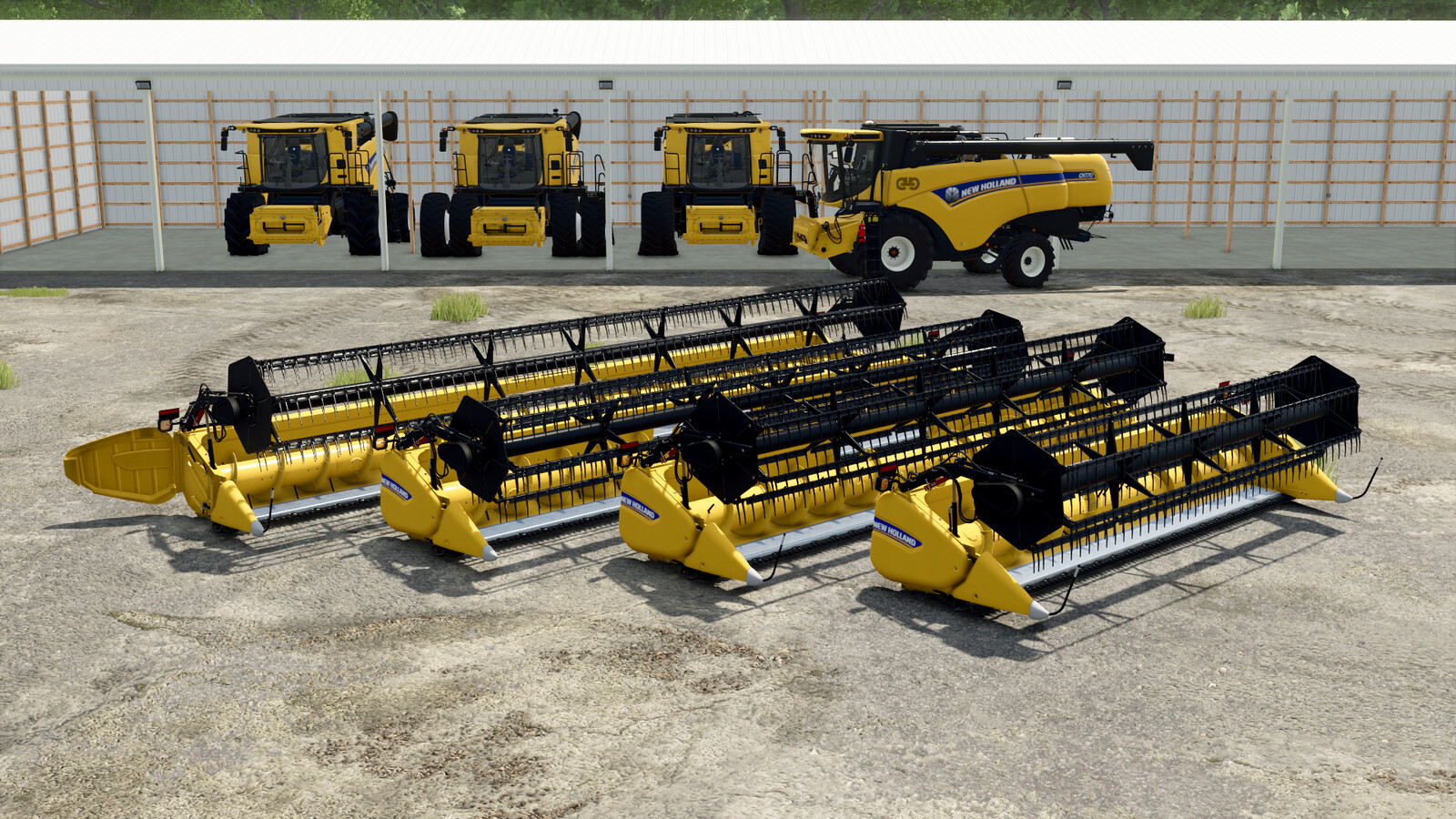 New Holland 740CF Flex Headers