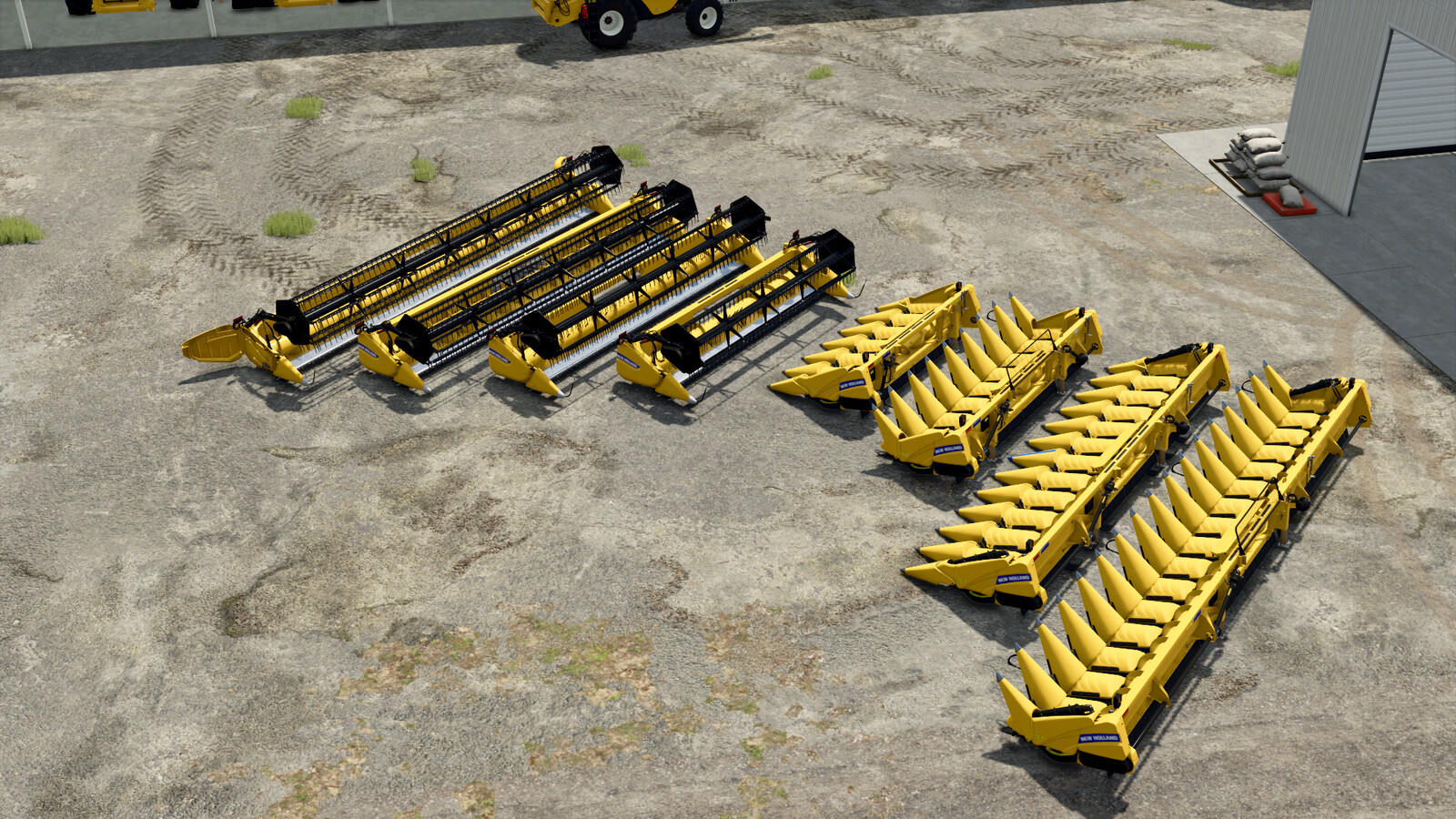 New Holland 740CF Flex Headers