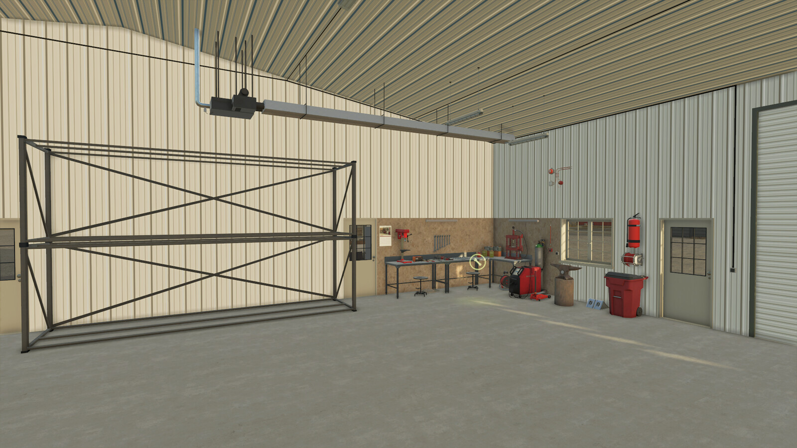 American Shop With Office