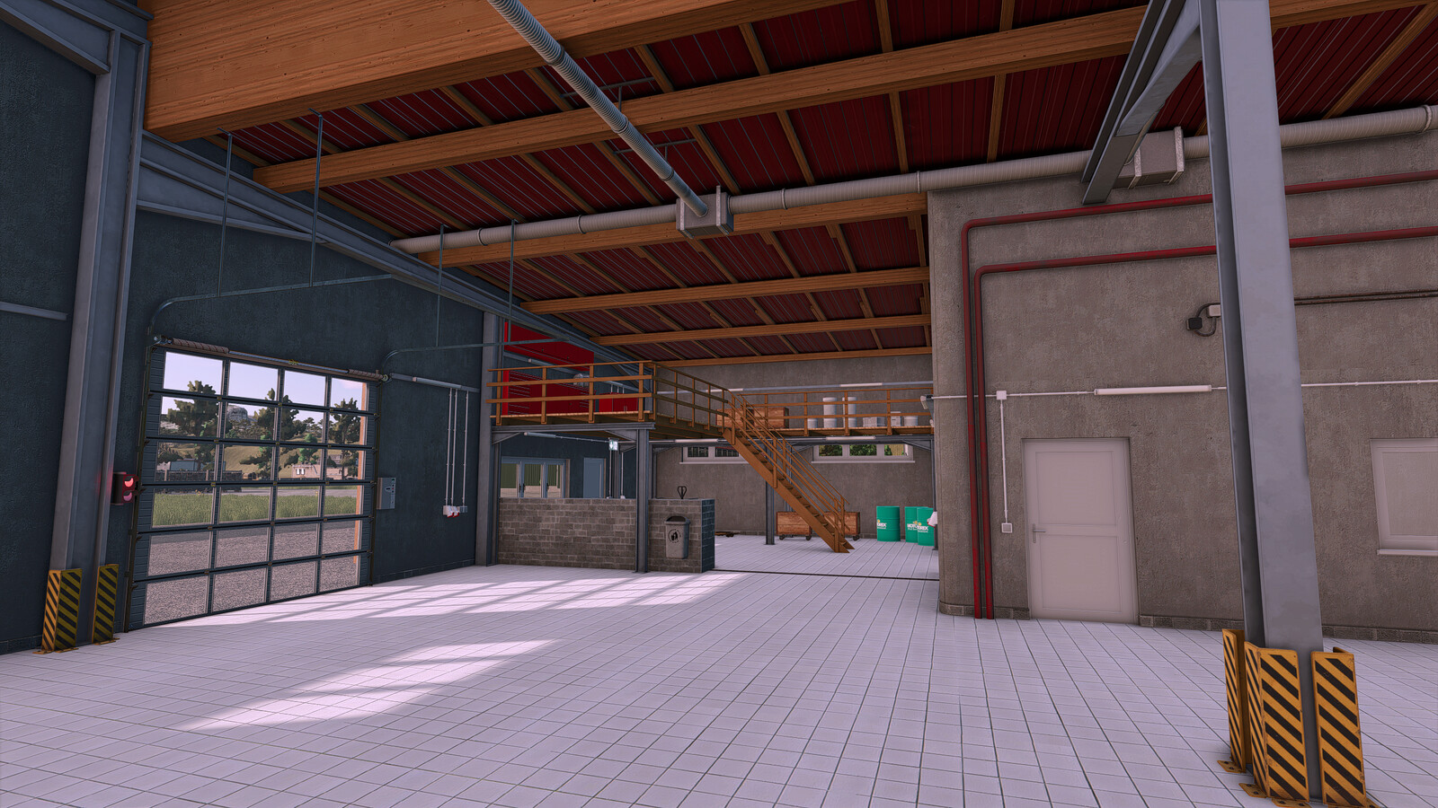 Modern German Village Fire Station
