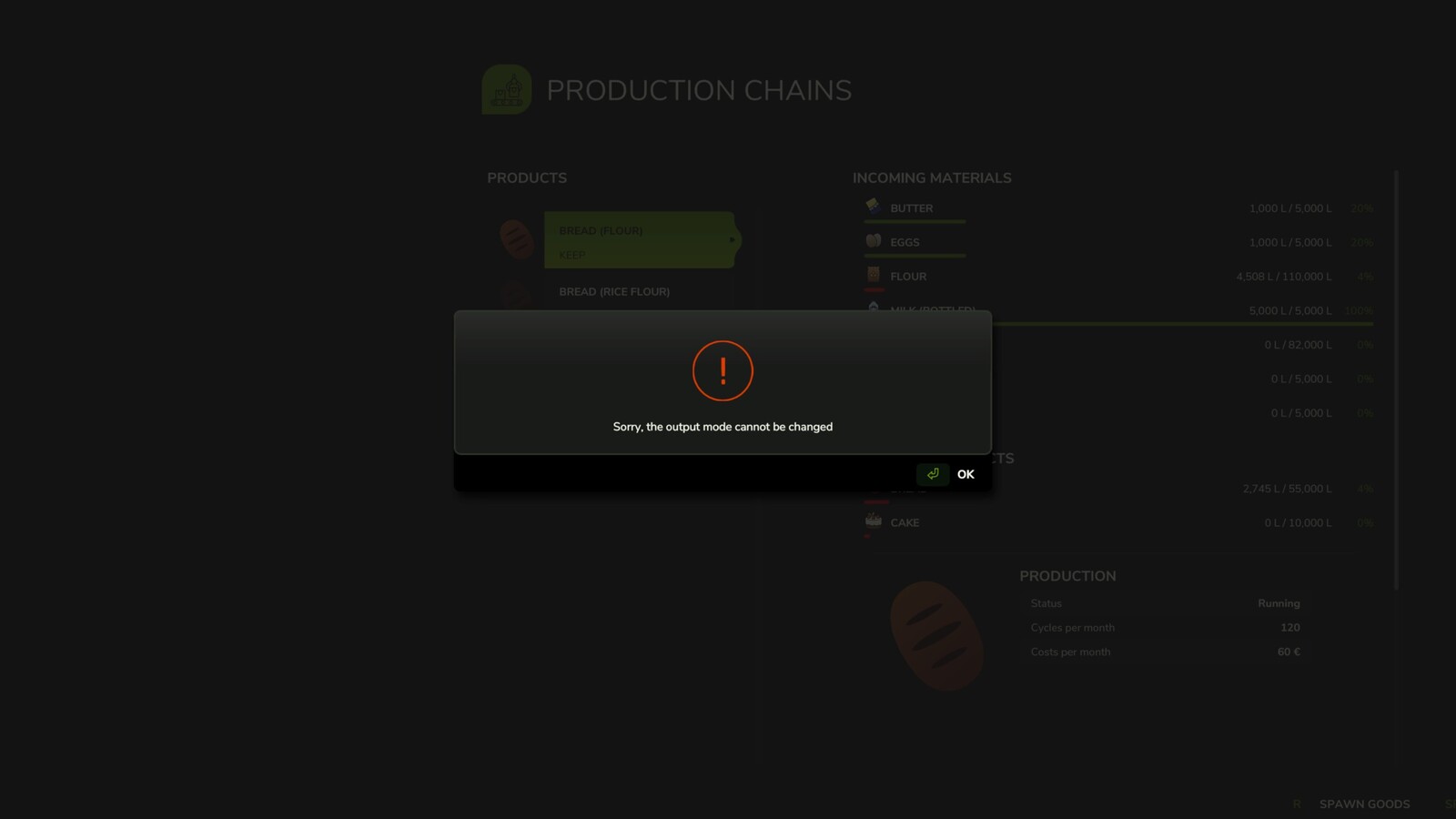 Factory Product Distribution Deactivation