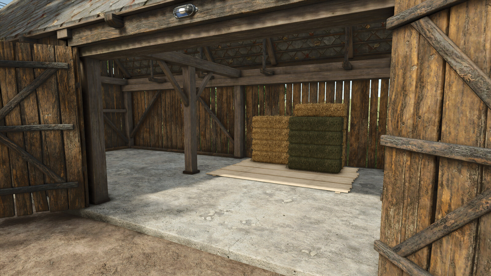 Small HD Bale Storage