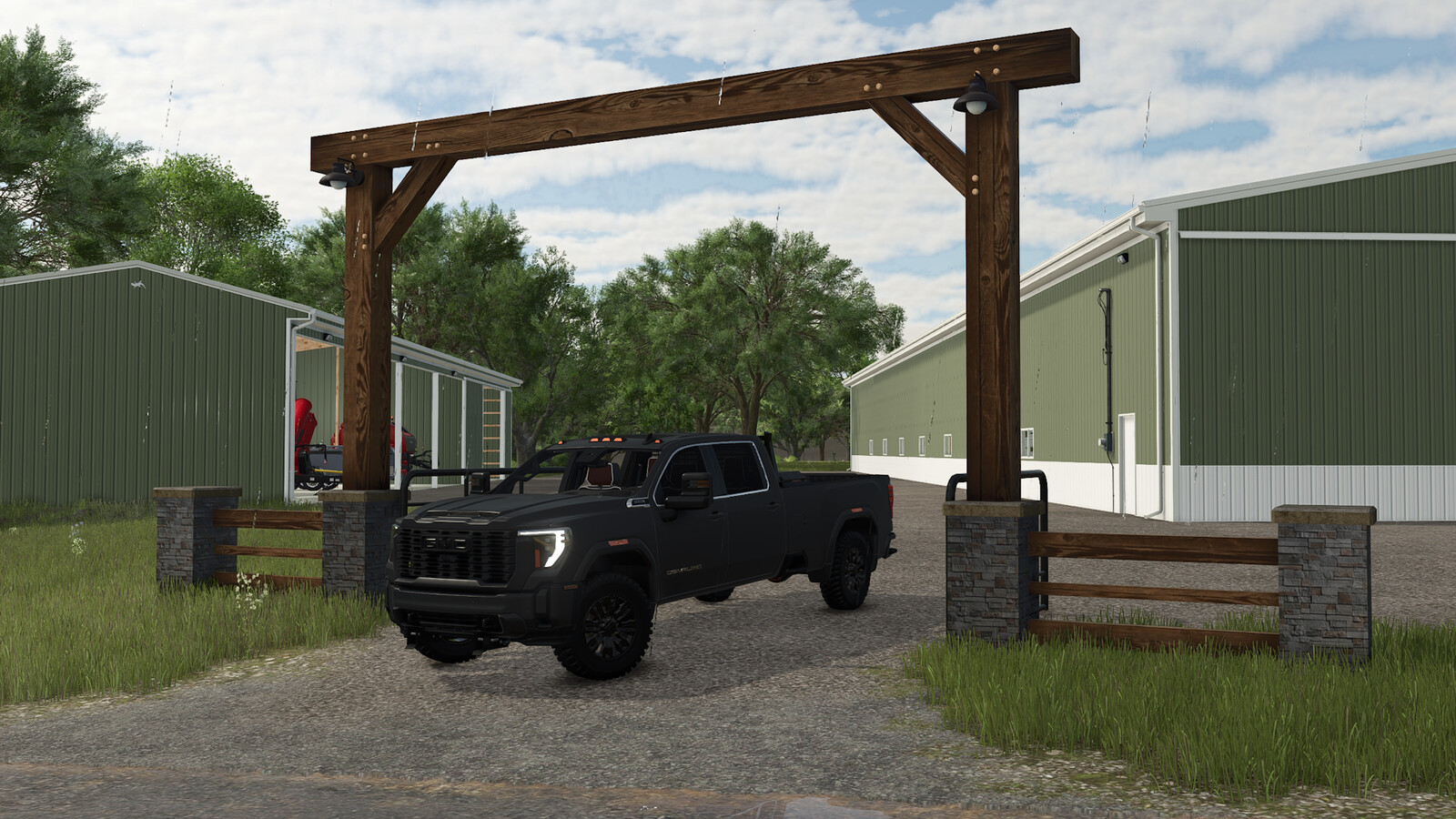 American Ranch Gate Entrance