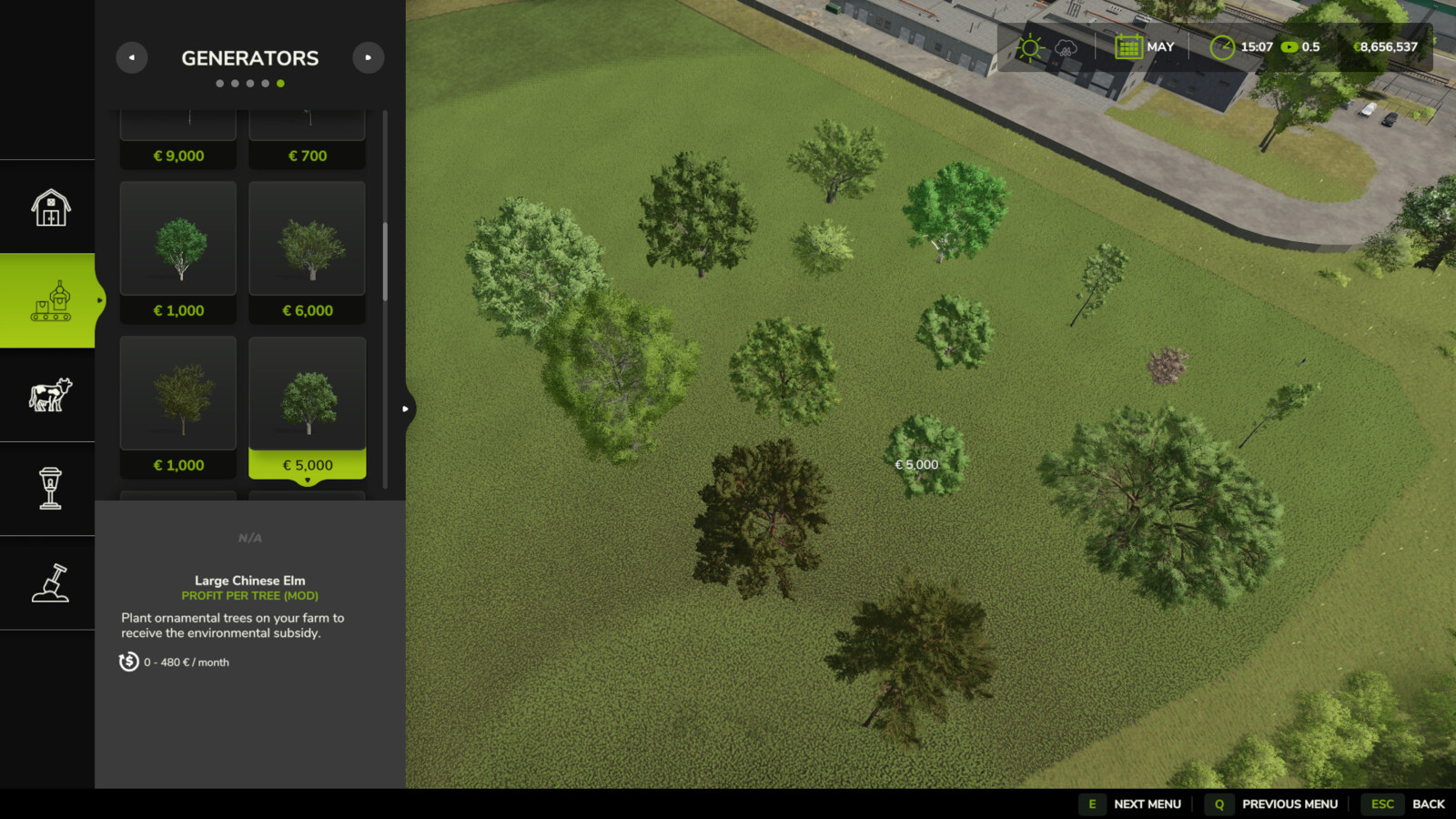 Profit Per Tree
