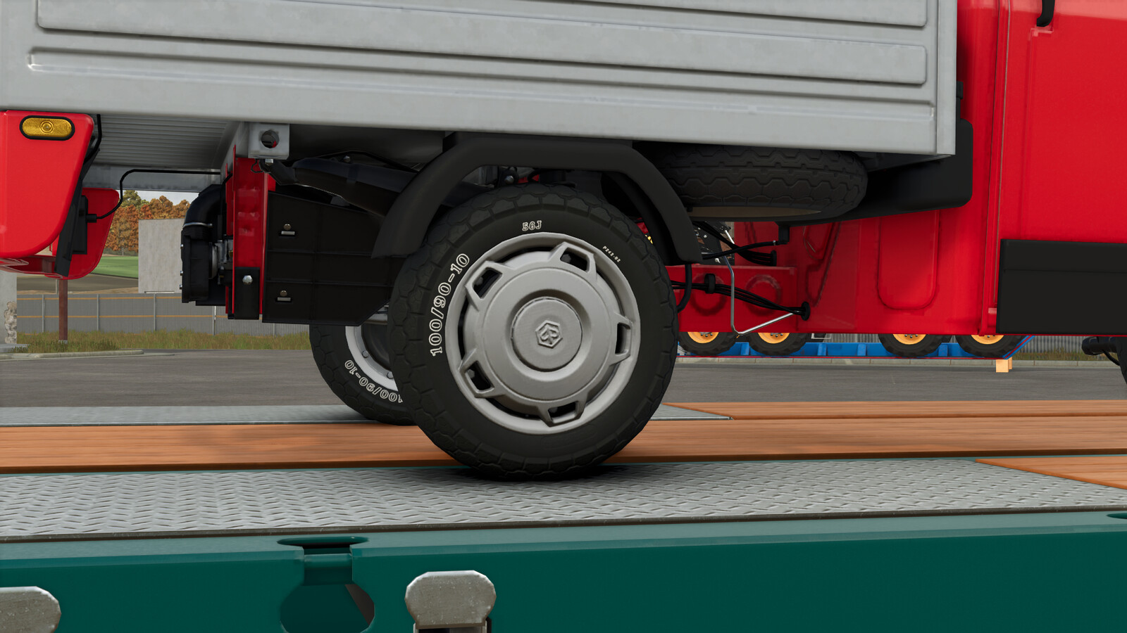 Piaggio Ape Tires With Letters (Prefab*)