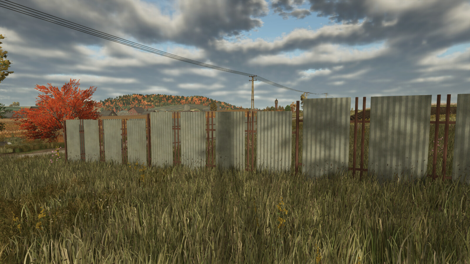 Corrugated Iron Fence