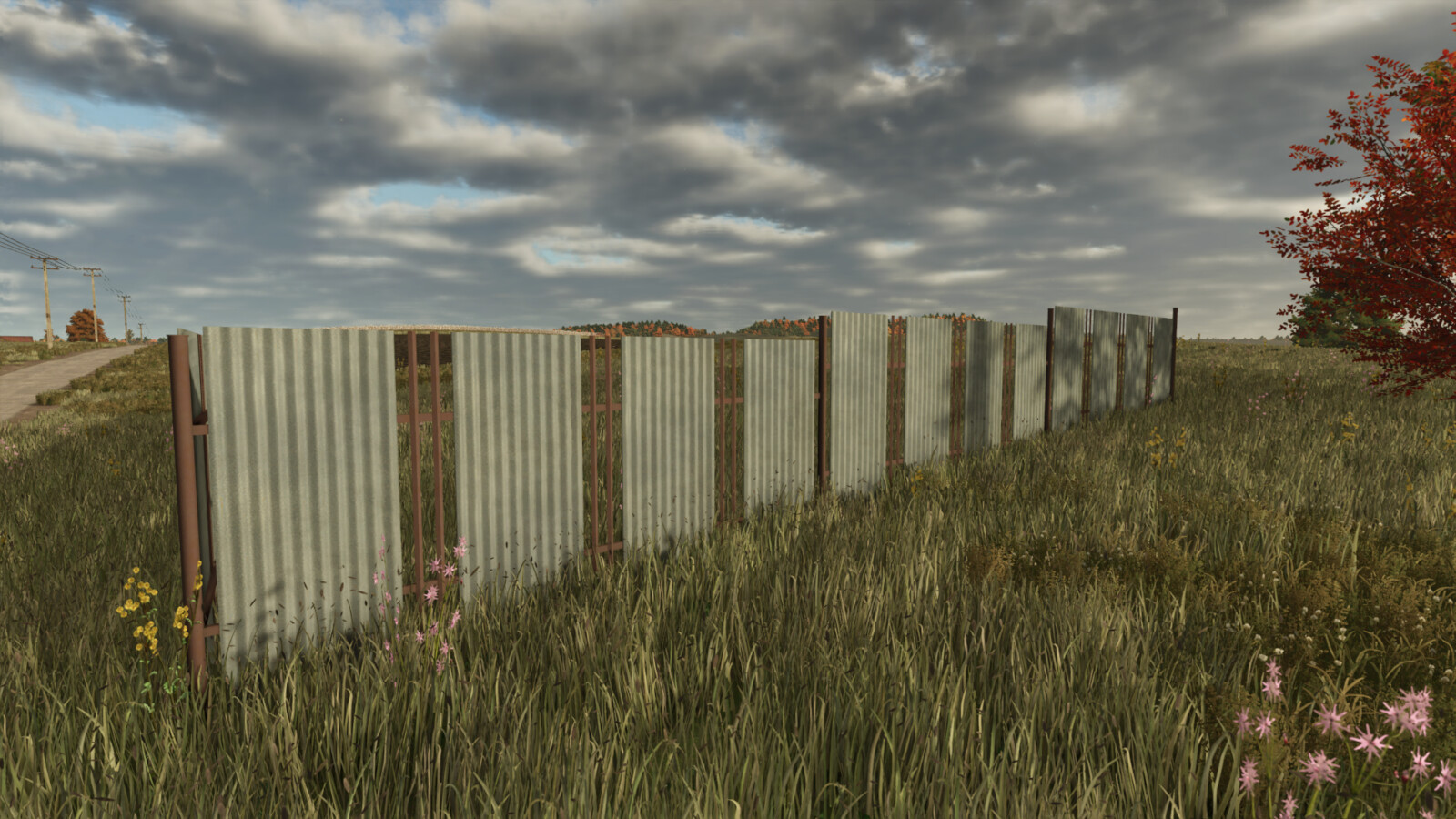Corrugated Iron Fence