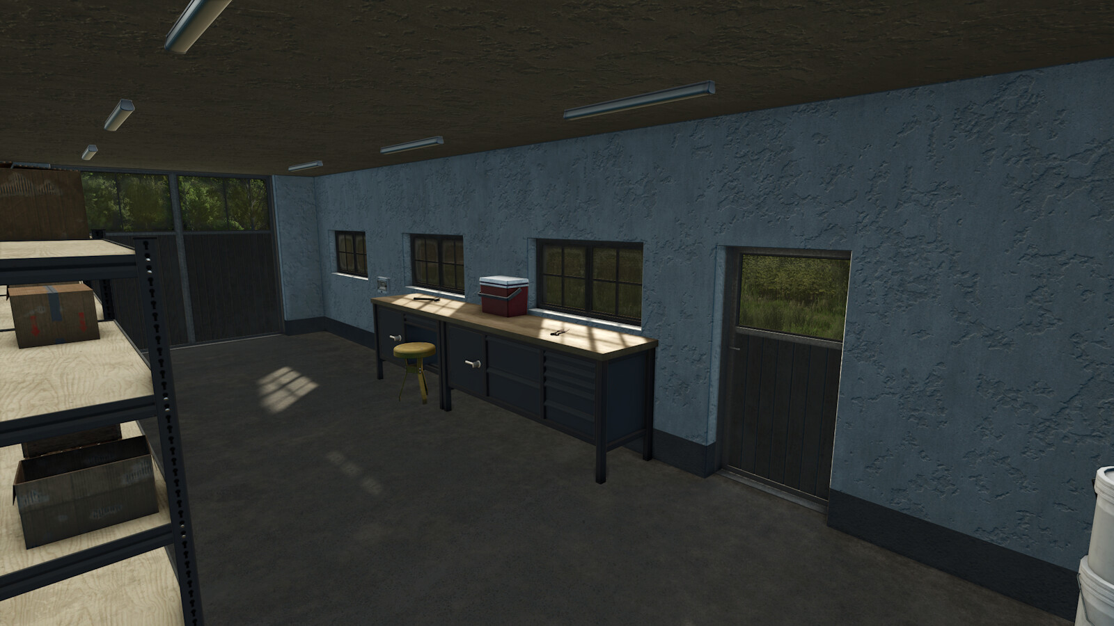 Agricultural Hall With Workshop